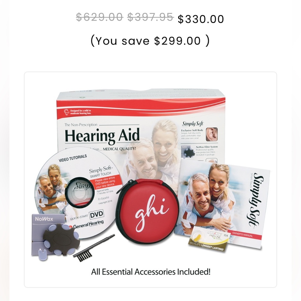 NEW IN BOX Left hearing aid